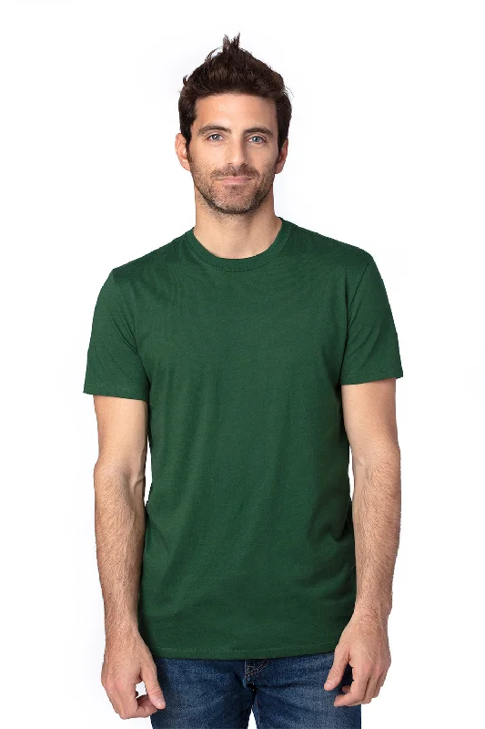 Threadfast Apparel Mens Ultimate Short Sleeve Crewneck T-Shirt - Forest Green