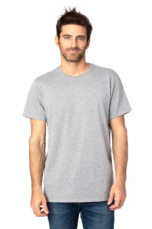 Threadfast Apparel Mens Ultimate Short Sleeve Crewneck T-Shirt - Heather Grey