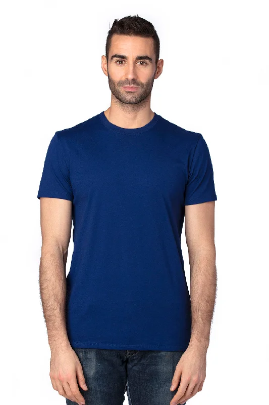 Threadfast Apparel Mens Ultimate Short Sleeve Crewneck T-Shirt - Navy Blue