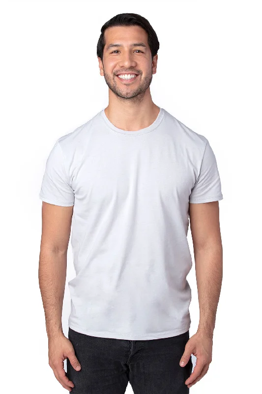 Threadfast Apparel Mens Ultimate Short Sleeve Crewneck T-Shirt - Silver Grey