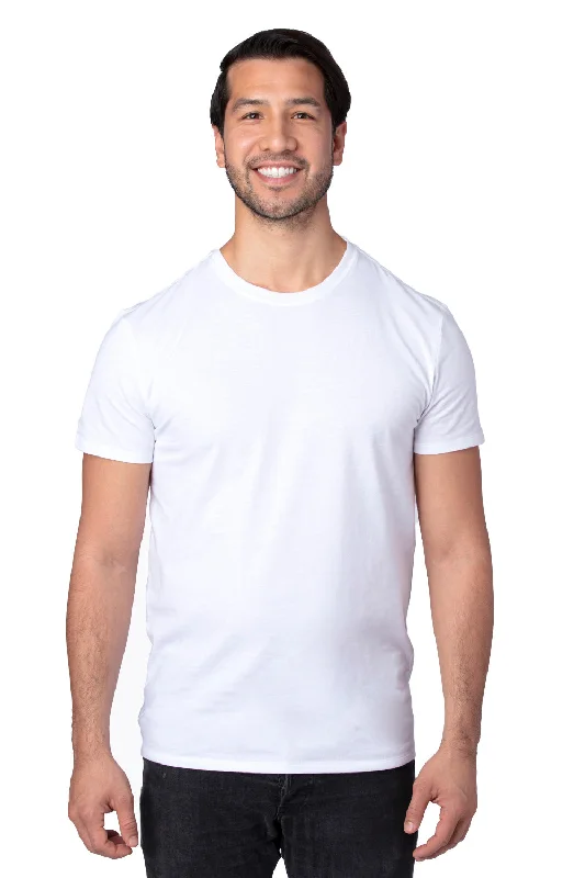 Threadfast Apparel Mens Ultimate Short Sleeve Crewneck T-Shirt - White