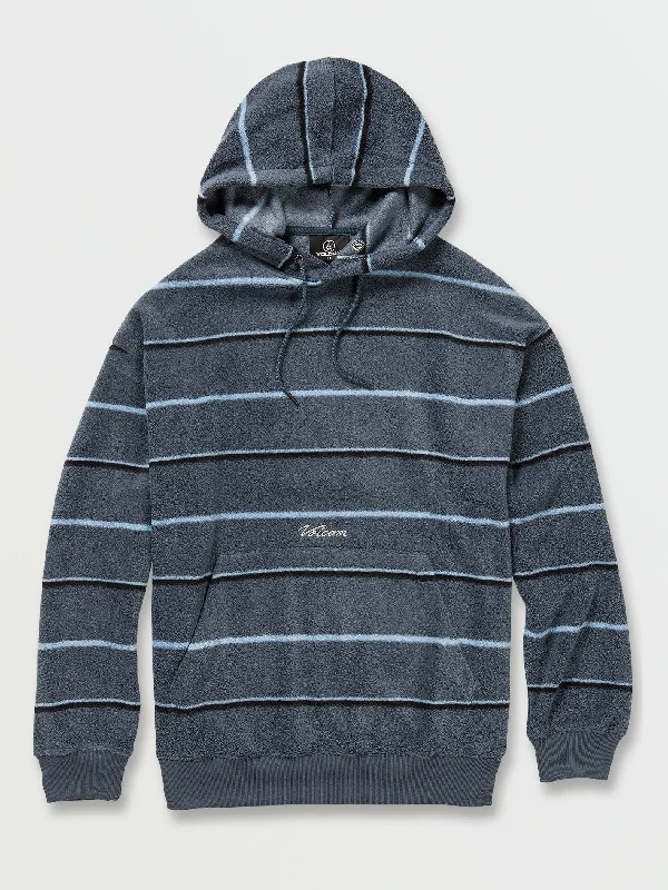 Throw Exceptions Pullover Hoodie - Marina Blue