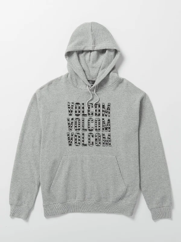 Vibes Time Fleece Hoodie - Heather Grey