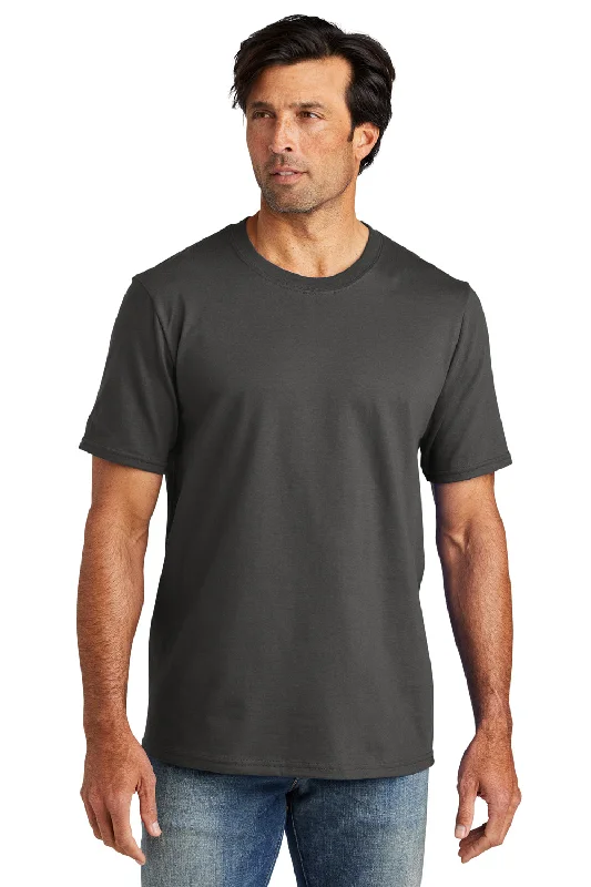 Volunteer Knitwear Mens USA Made Chore Short Sleeve Crewneck T-Shirt - Steel Grey