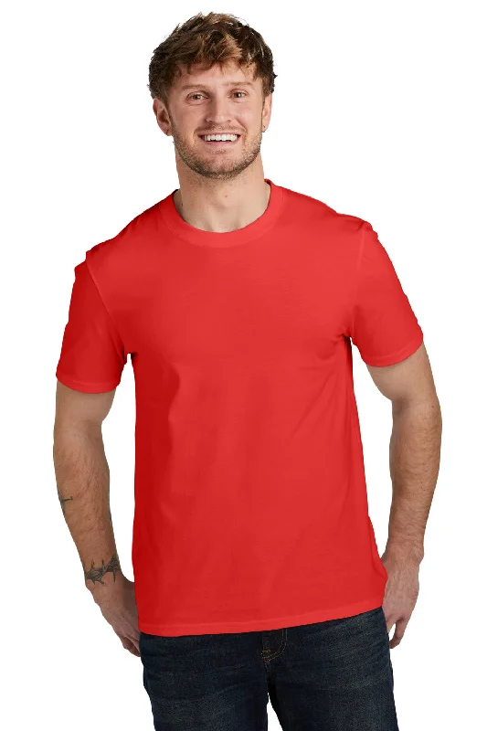 Volunteer Knitwear Mens USA Made Daily Short Sleeve Crewneck T-Shirt - Flag Red