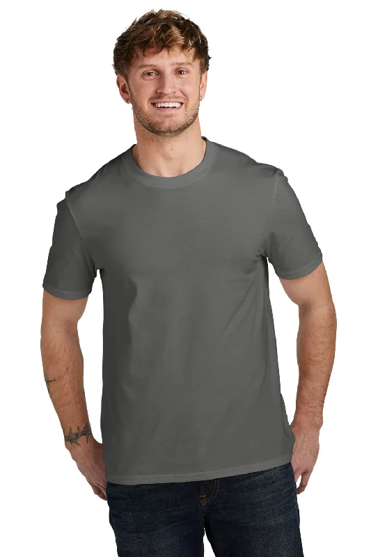 Volunteer Knitwear Mens USA Made Daily Short Sleeve Crewneck T-Shirt - Steel Grey