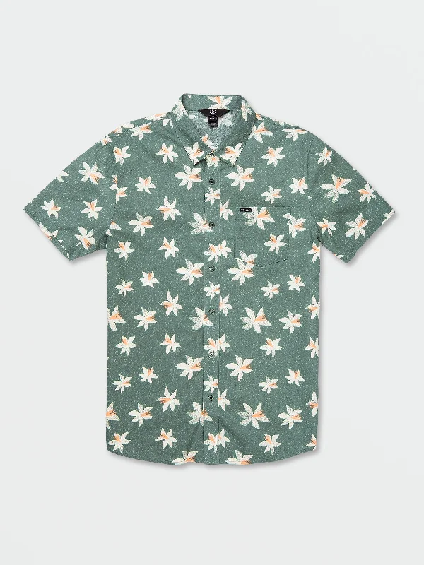 Warbler Short Sleeve Woven Shirt - Dark Forest